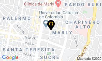 Mapa de Inter-redes Y Conectores Cía. Ltda. en Bogotá D.C