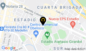 Mapa de Interact Plotter en Medellín