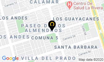 Mapa de Interbeeper Ltda. en Cali