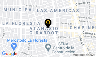 Mapa de Intercambiadores Del Valle Intervalle en Cali