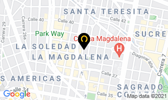 Mapa de Intercar Colombia Ltda en Bogotá D.C