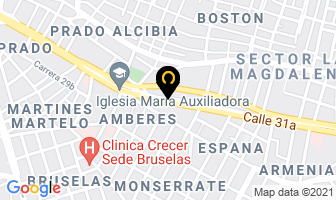 Mapa de Intercaribe Ltda. en Cartagena