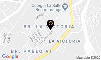 Mapa de Intercias Tours en Bucaramanga