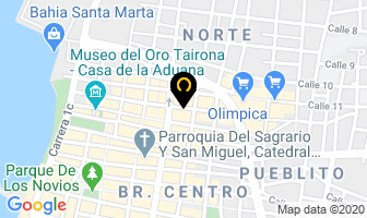 Mapa de Intercom Colombia Ltda. en Santa Marta