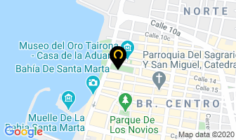 Mapa de Interestate Batteries en Santa Marta