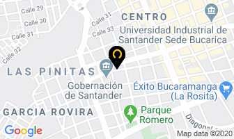 Mapa de Interestuches en Bucaramanga
