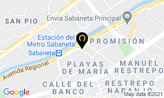 Mapa de Intergrupo S.a. en Sabaneta