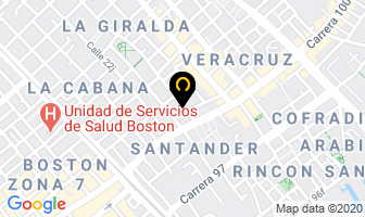 Mapa de Interhilos en Bogotá D.C