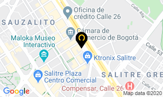 Mapa de Interlase Ltda. en Bogotá D.C