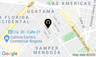 Mapa de Interlogistíca De Valores Ltda. en Bogotá D.C