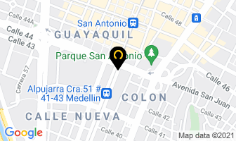 Mapa de Internacional De Empaques S.a.s en Medellín