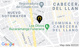 Mapa de Internacional De Estudios en Bucaramanga