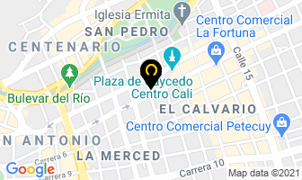 Mapa de International Logistic Organitations Ilo Ltda. en Cali