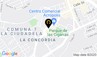 Mapa de Internet Planet en Bucaramanga
