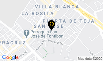 Mapa de Intersago Ltda. en Bogotá D.C