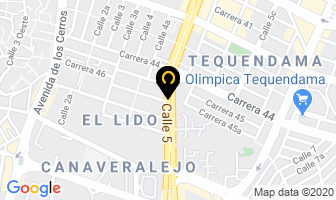 Mapa de Interstore S.a.s. en Cali