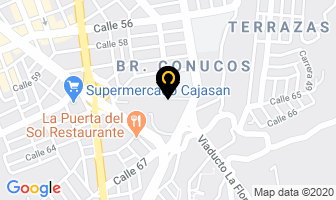 Mapa de Intert - Mega en Bucaramanga