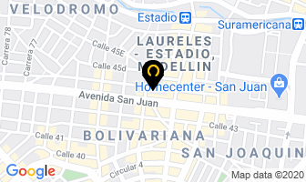 Mapa de Intima Rocitex en Medellín