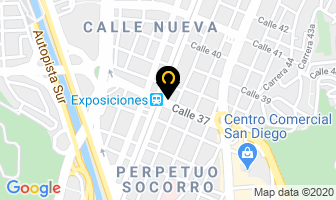Mapa de Intima Secret en Medellín