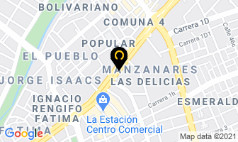 Mapa de Inval Ltda en Cali