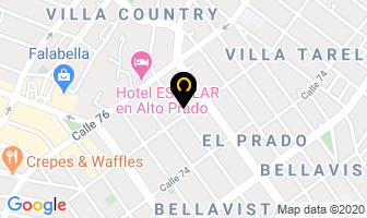 Mapa de Inveral S.a. en Barranquilla