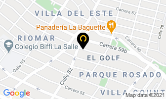 Mapa de Inverinos en Barranquilla