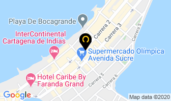 Mapa de Invermeg Ltda. en Cartagena