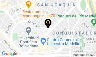 Mapa de Inverpublic Ltda. en Medellín