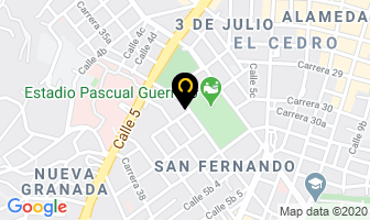 Mapa de Inversiones Center Ltda en Cali