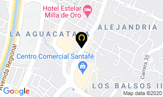 Mapa de Inversiones Damar en Medellín