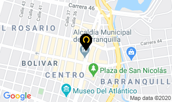 Mapa de Inversiones Dario en Barranquilla