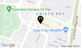 Mapa de Inversiones Full Service Ltda. en Medellín