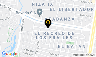Mapa de Inversiones Herivan Ltda. en Bogotá D.C