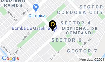 Mapa de Inversiones La Coraza Ltda. en Cali