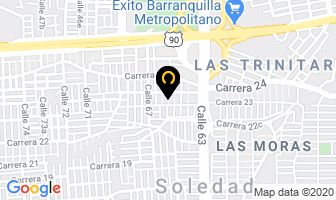Mapa de Inversiones Lider Hrm Ltda en Barranquilla