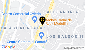 Mapa de Inversiones Los Bucaros en Medellín