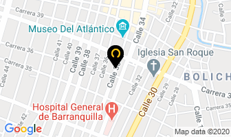 Mapa de Inversiones Maga Ltda. en Barranquilla