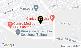 Mapa de Inversiones Melo en Ibagué