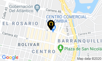 Mapa de Inversiones Rodriguez G en Barranquilla