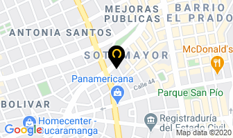Mapa de Inversiones Tmn S.a. en Bucaramanga