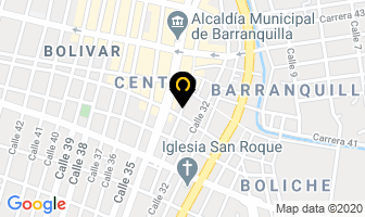 Mapa de Inversiones Turquesa Ltda. en Barranquilla