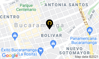 Mapa de Inversiones Unidos en Bucaramanga
