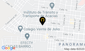 Mapa de Inversiones Vallejo en Acacias