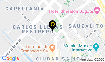 Mapa de Invoga Eventos en Bogotá D.C