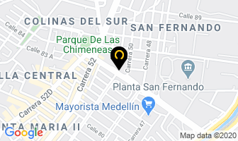 Mapa de Inyecplastc Mecanizados Ltda en Itaguí