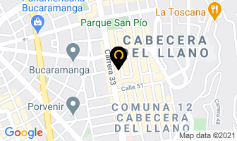 Mapa de Ionica Xtream en Bucaramanga