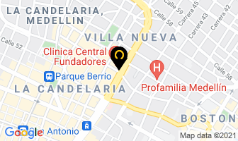 Mapa de I.p Consultores S.a. en Medellín