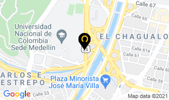 Mapa de Iprocom en Medellín