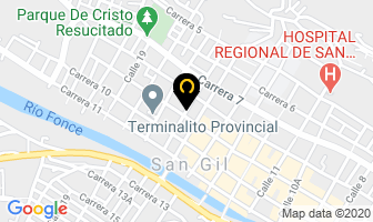 Mapa de Ips A-prueba en San Gil