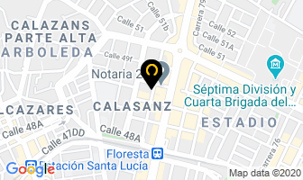 Mapa de Ips Calasanz en Medellín